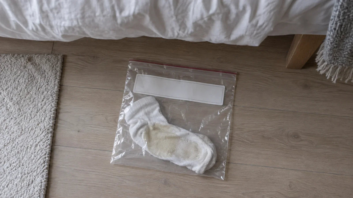 Exhibit A: 4 Things Found in the Sock at 6.40am