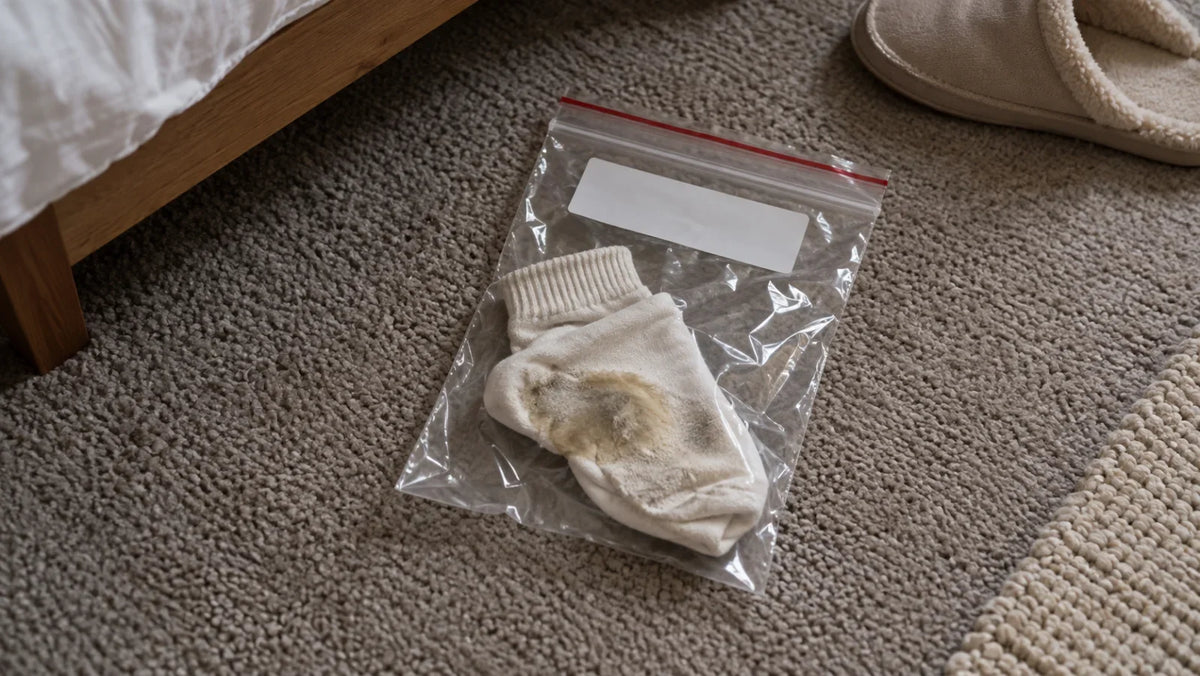 Exhibit A: 5 Things Found in Last Night's Bed Sock