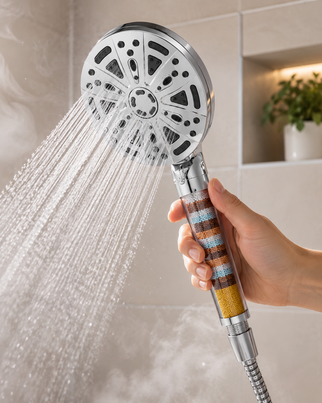 The Solen Filtered Shower Head