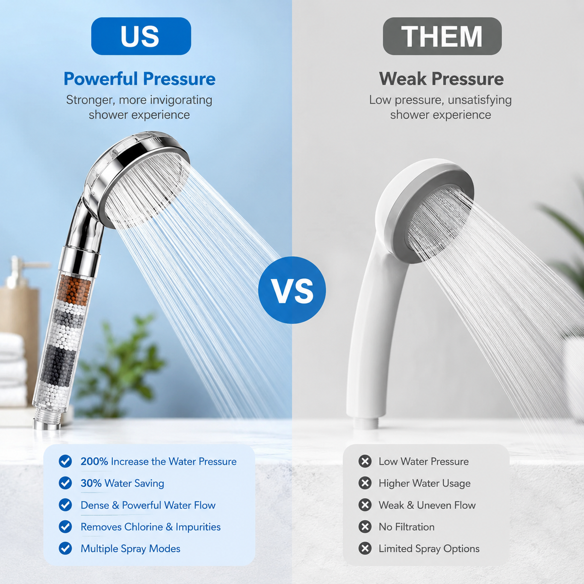 The Solen Filtered Shower Head