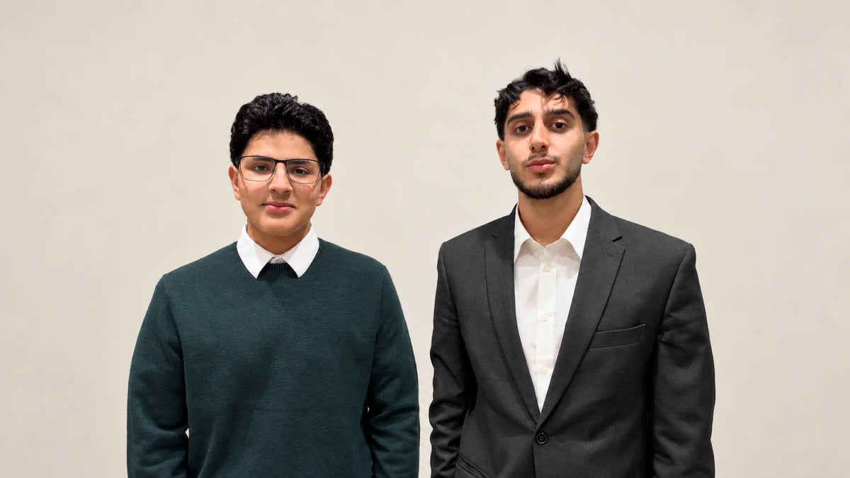 Haider Jafri and Muhhamed Duraq, the founders of Solen Base