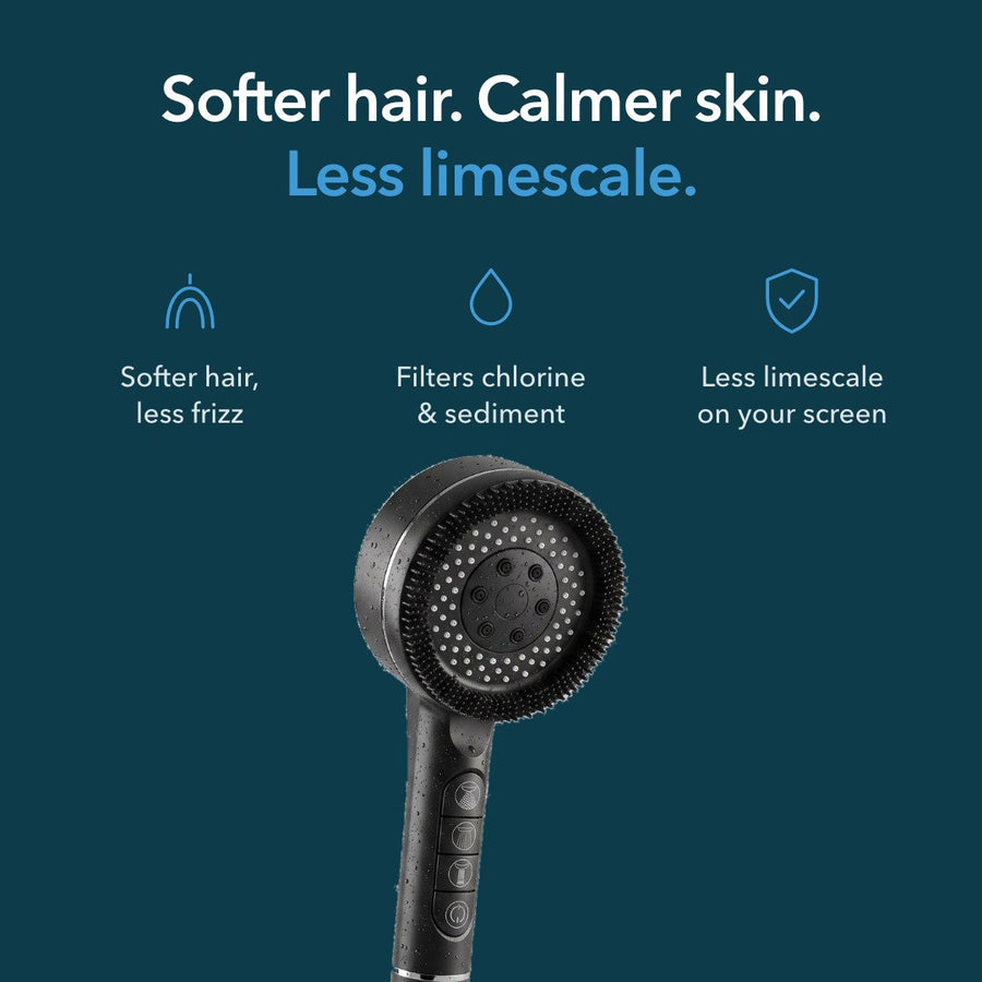 Softer hair, calmer skin, less limescale